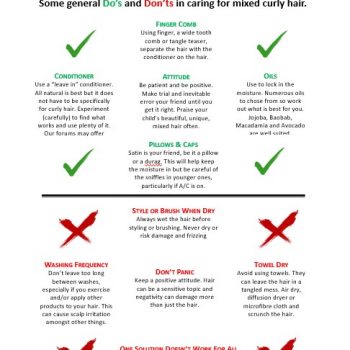 1Mix’s Curly Care Sheet